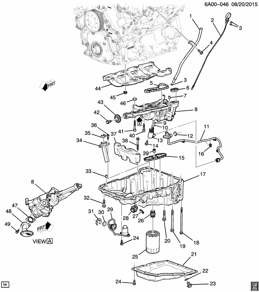 GM 12657231 Pipe Assembly, Pcv Oil Separator Drain