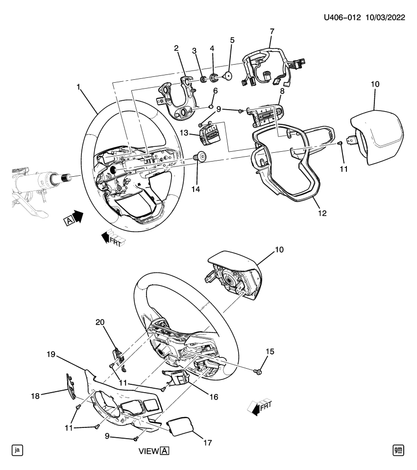 GM 84979536 SPRING-STRG WHL HORN CNCT
