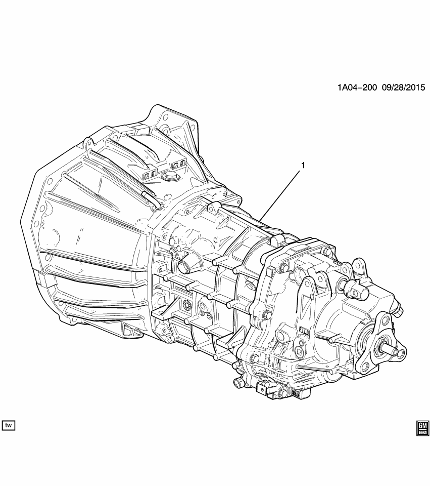 GM 24291904 Transmission Assembly, Man