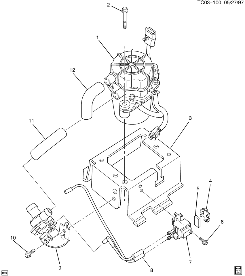 GM 15731347 Bracket Assembly, Secondary Air Injection Pump