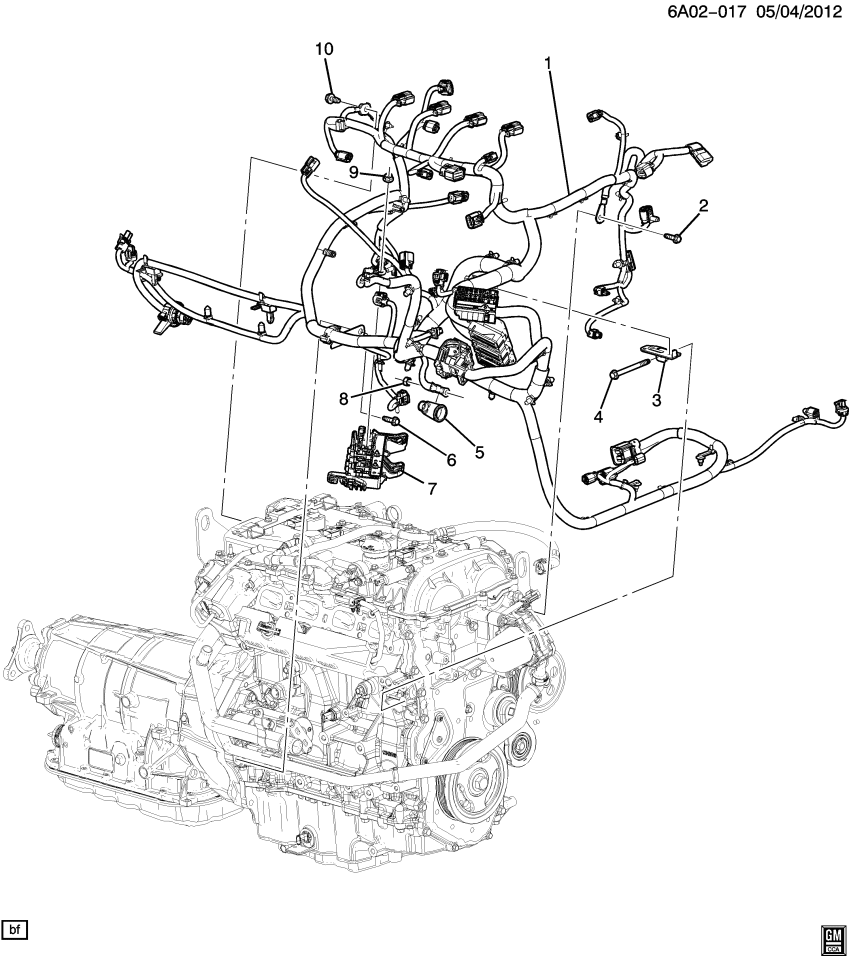 GM 84013147 Harness Assembly, Engine Wiring