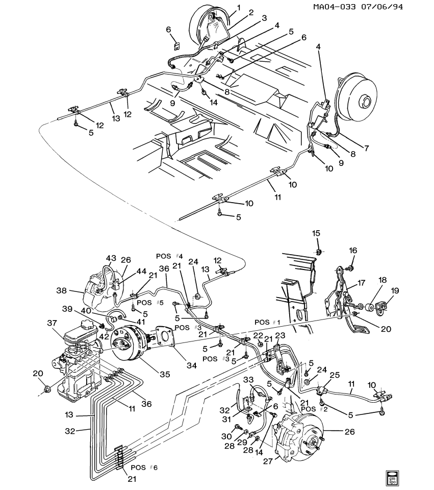 GM 10260674 Pedal Assembly, Brake (W/ Bracket)
