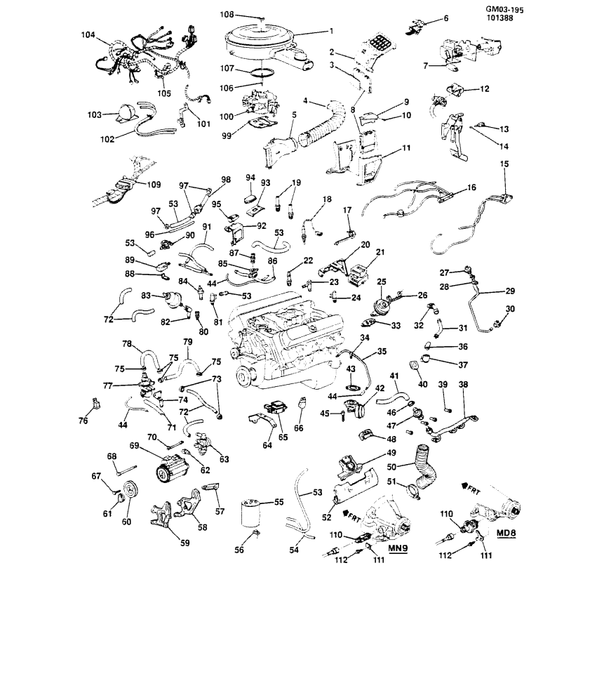 GM 12073890 HARNESS, Chassis Wiring