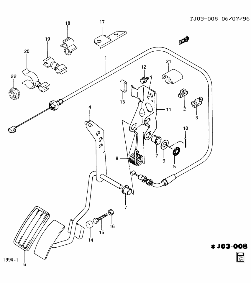 GM 96057839 Clip