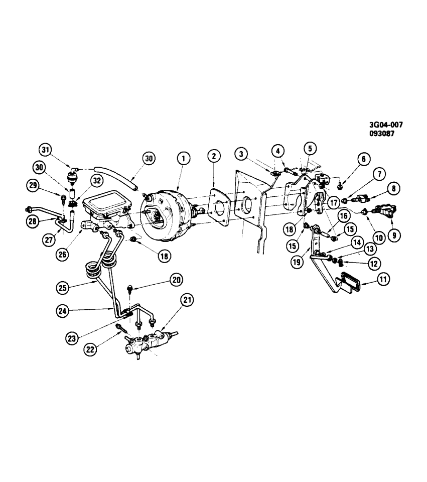 GM 25511680 Pipe Assembly, Rear Brake Combination Valve