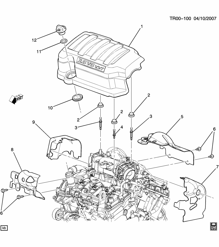 GM 12599928 Insulator, Intake Manifold (Lh)