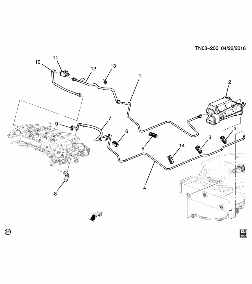 GM 23430208 Pipe Assembly, Fuel Feed