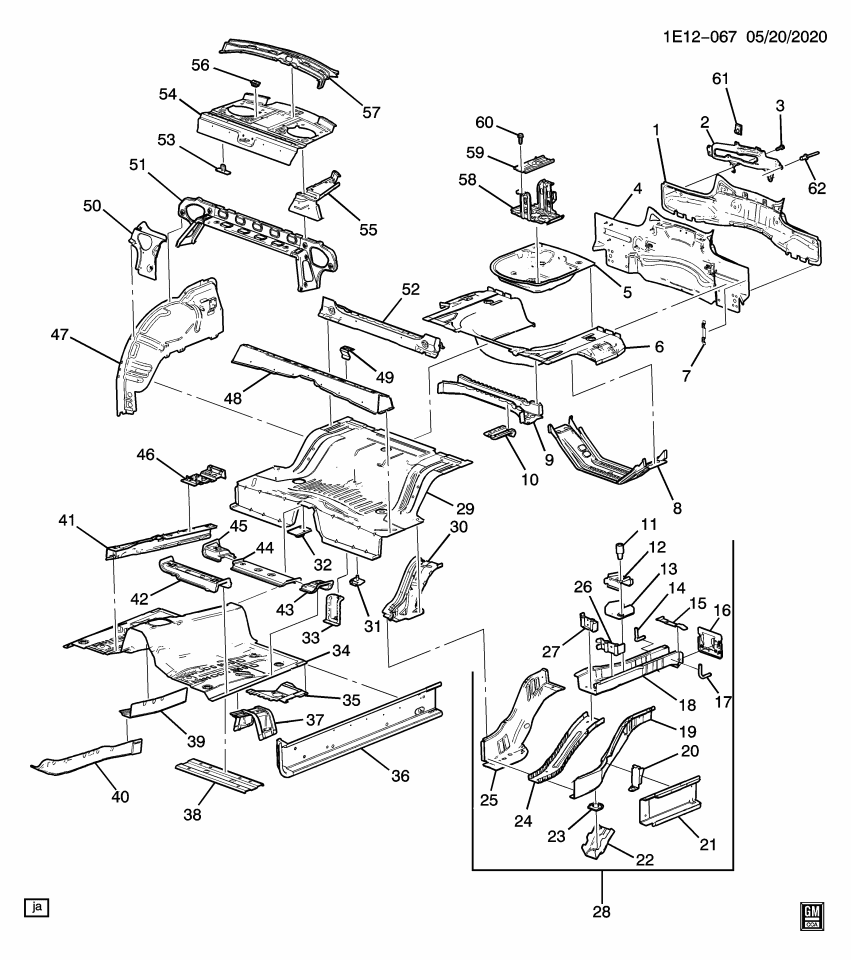 GM 11612252 Rivet,Body Side Outer Panel