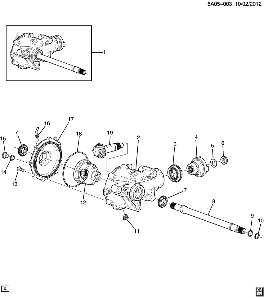 GM 22772318 Seal, Front Wheel Drive Intermediate Shaft (O, Ring)