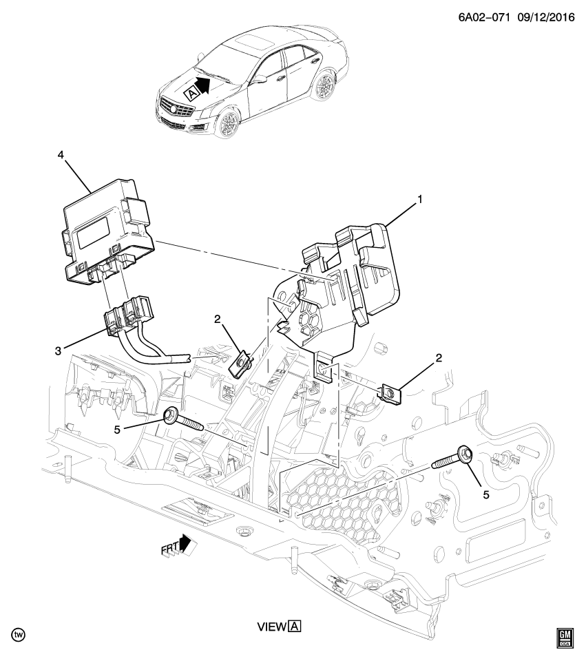 GM 23236822 Bracket, Serial Data Gateway