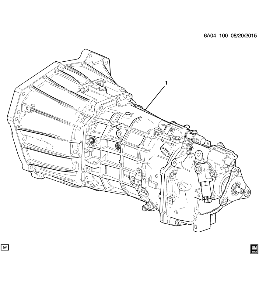 GM 24282702 Transmission Assembly, Man