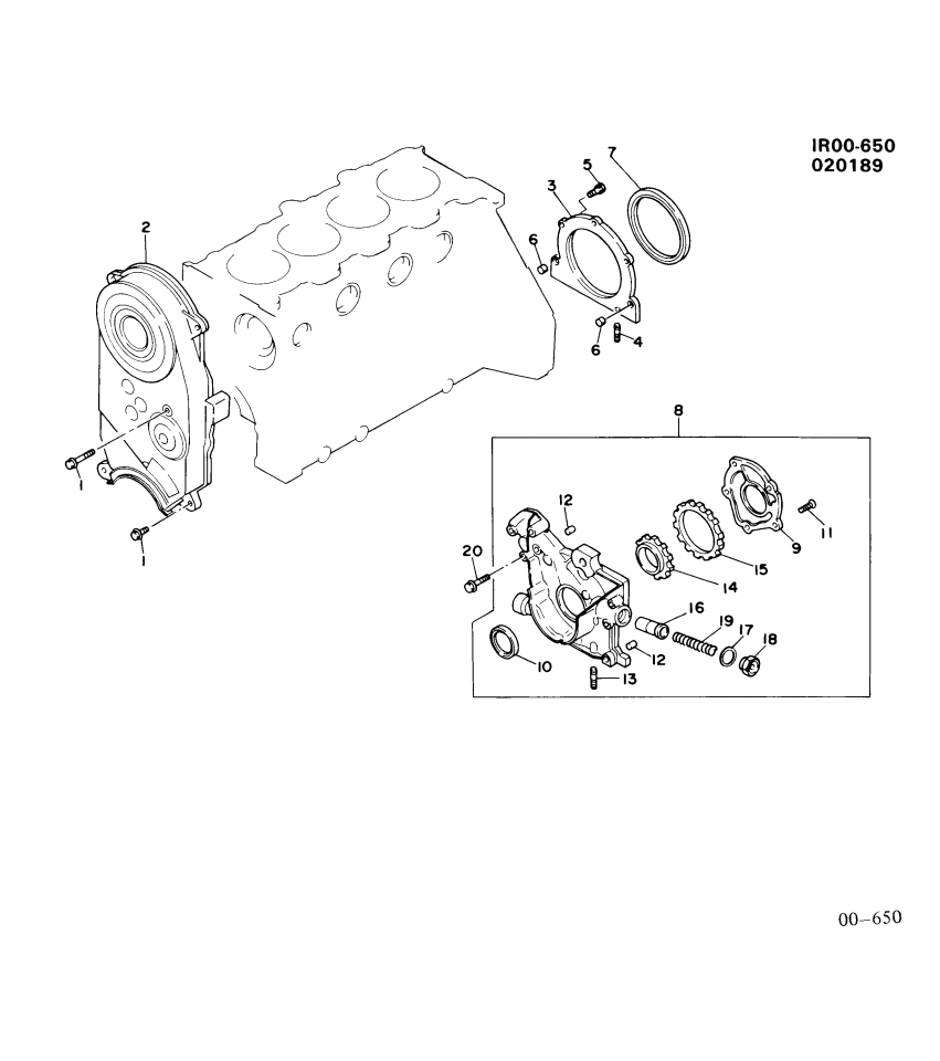 GM 94003051 BOLT, Engine Oil Pump
