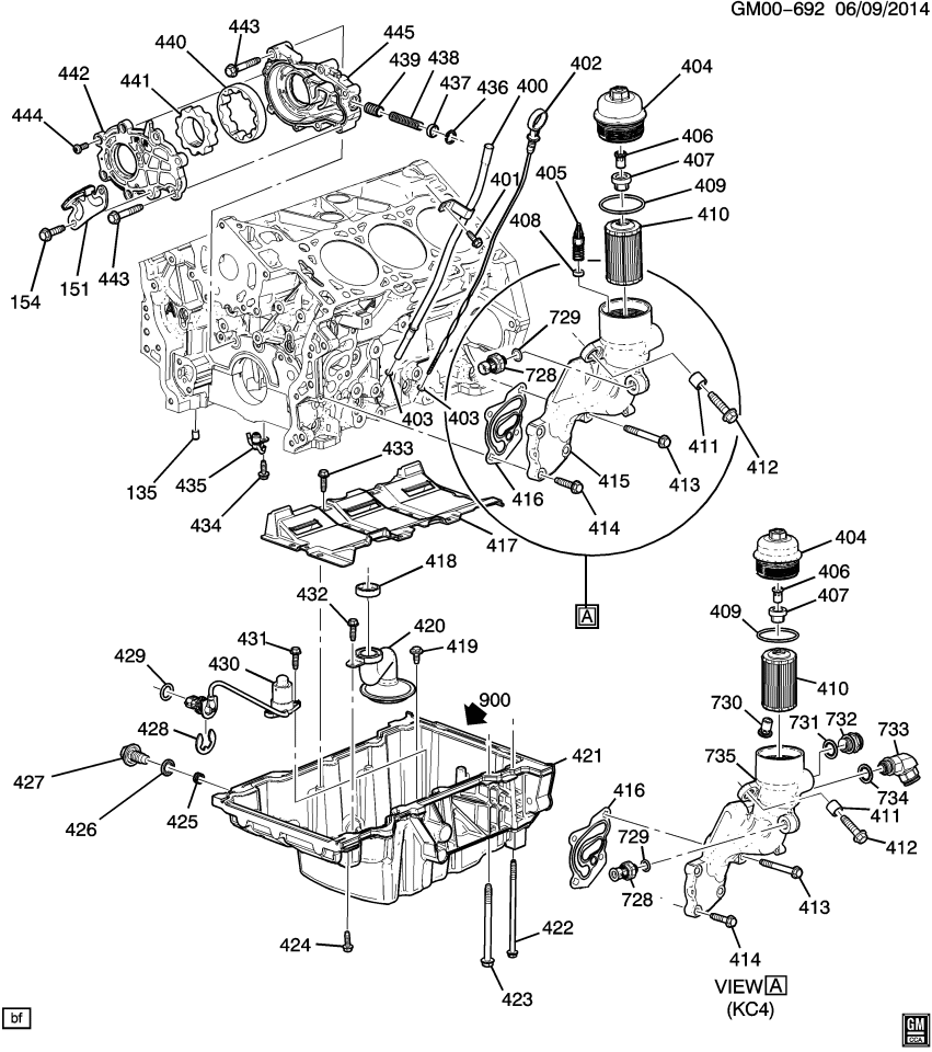 GM 12670925 Fitting, Engine Oil Cooler