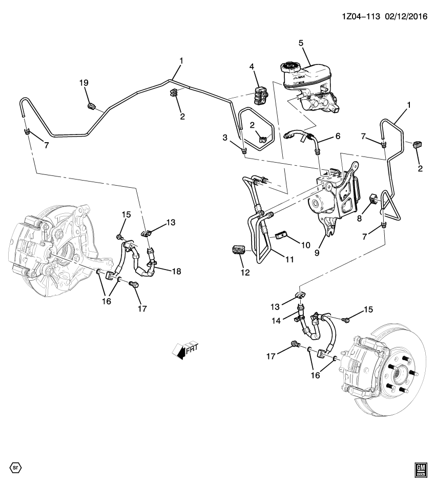 GM 84635262 Pipe Assembly, Brk Press Mod Vlv