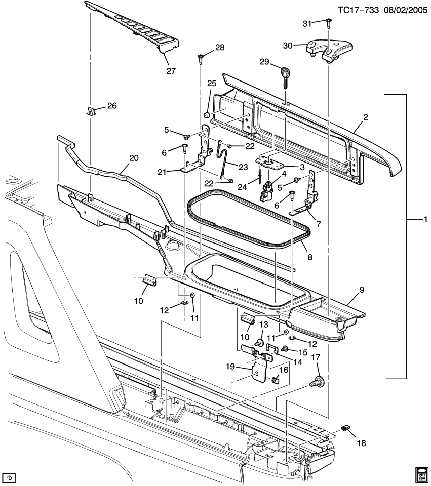 GM 11518618 Screw, Round Washer Head 6, Lobed Intake
