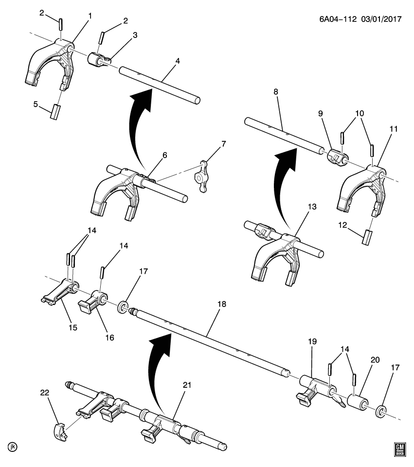 GM 19299732 Guide,Shift Control Shaft Position
