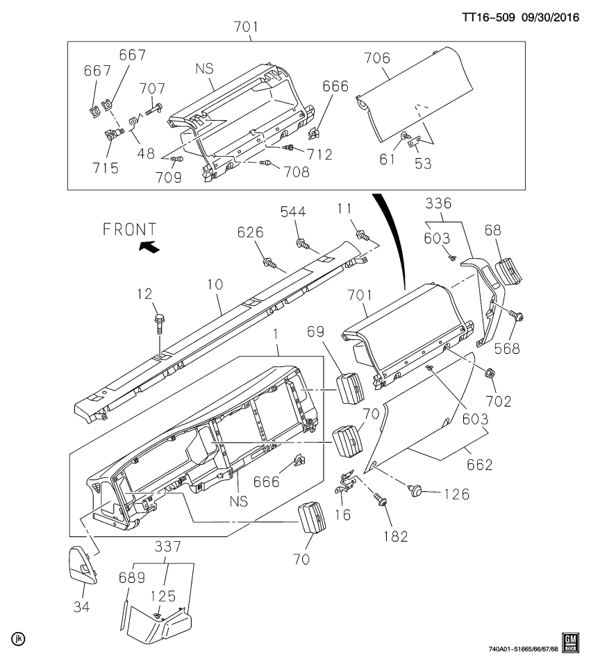 GM 97936277 PANEL ASM,INST