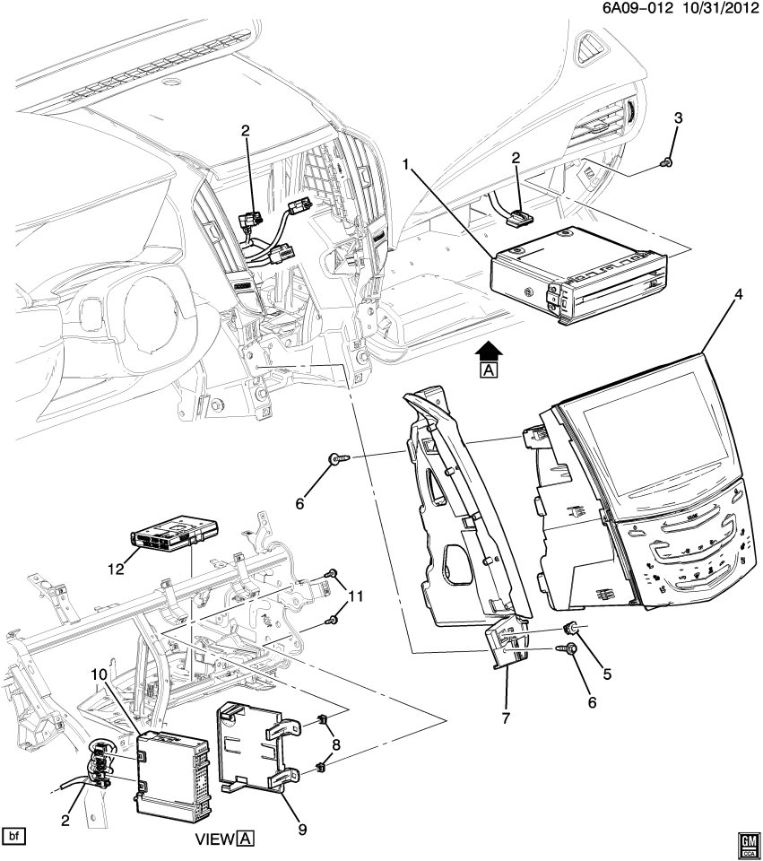 GM 23144703 Control Assembly, Amplitude Modulation / Frequency Modulation Stereo Radio
