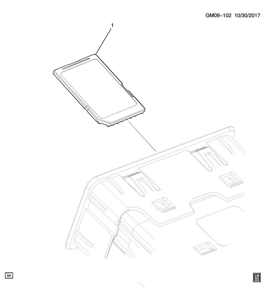 GM 84537508 Card, Navn Data Eccn=7A994
