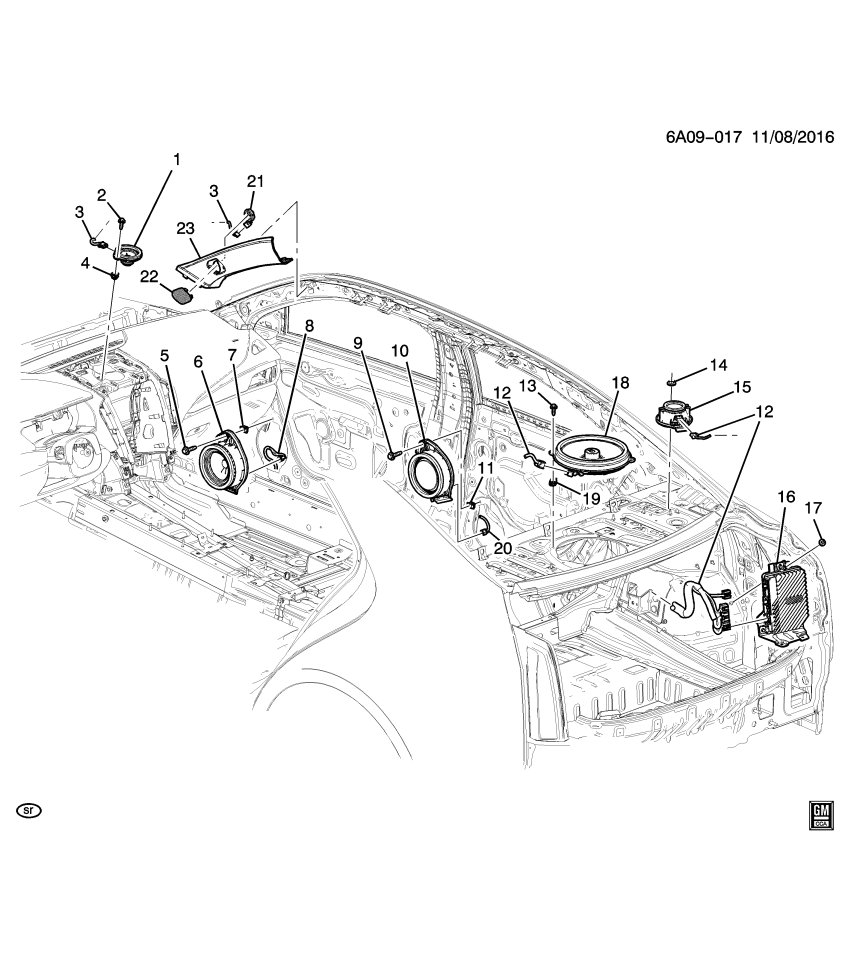 GM 84991352 Amplifier Assembly, Rdo Spkr