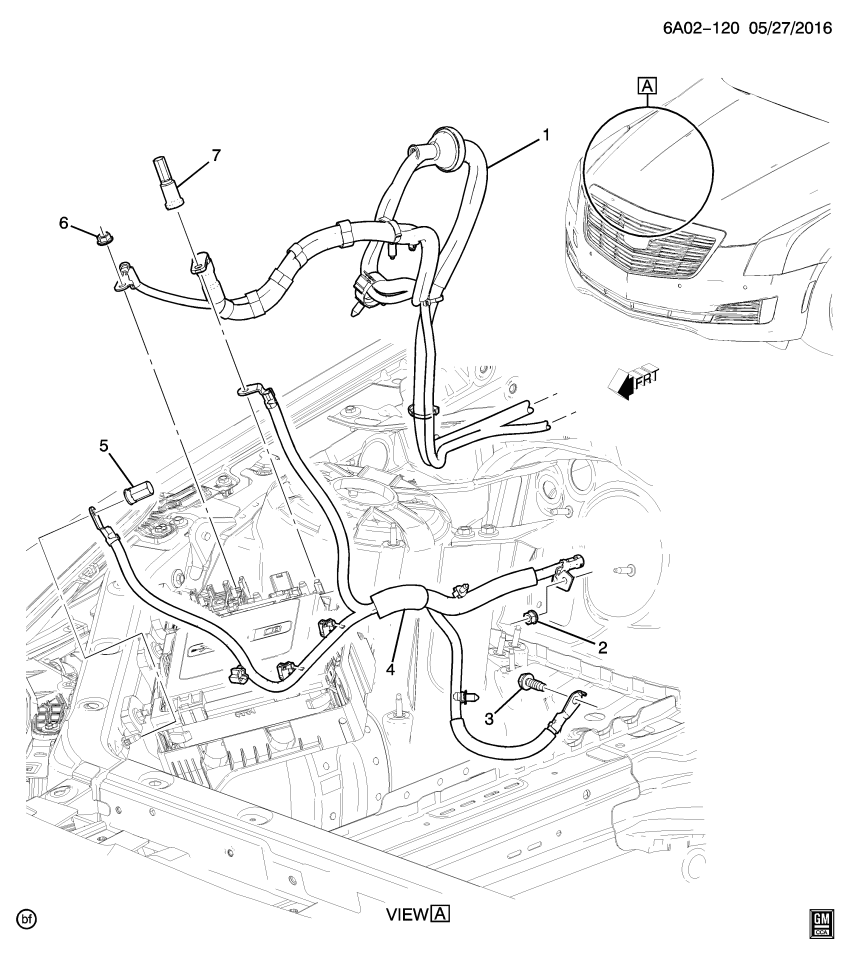 GM 23342262 Cable Assembly, Starter Solenoid