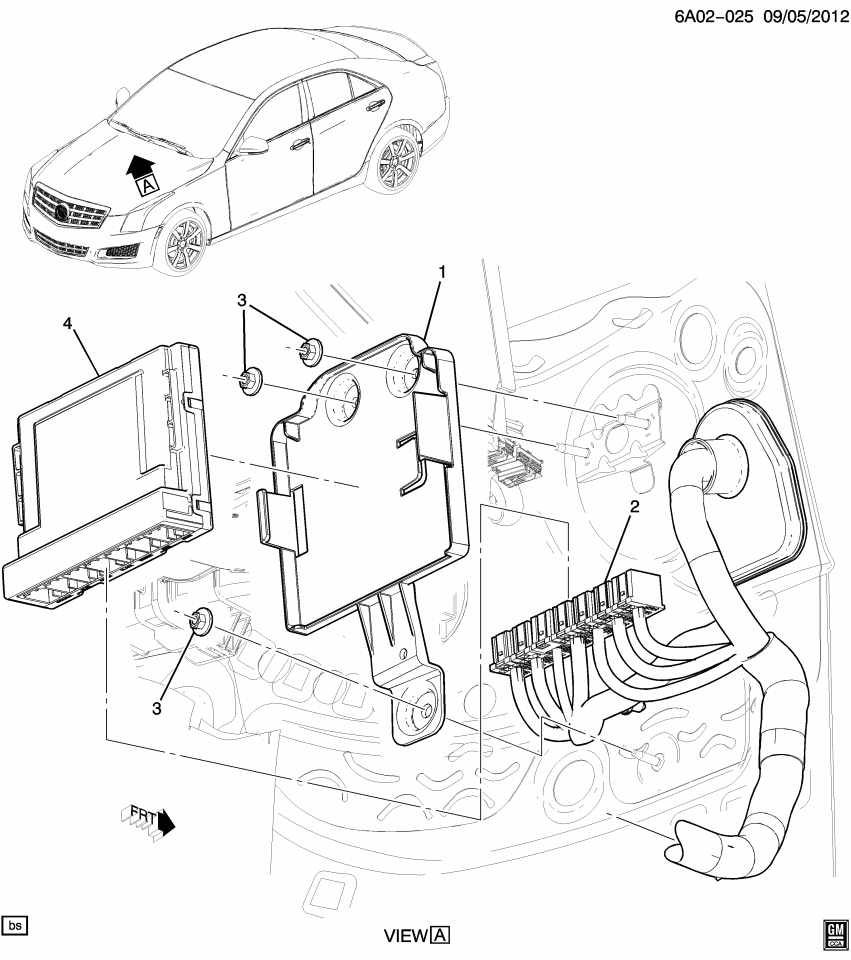 GM 23235682 Bracket, Bcm