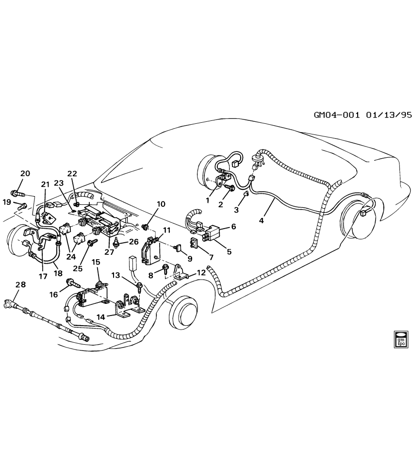 GM 25611571 BRACKET, Electronic Brake Control
