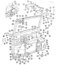 Diagram for 1991 GMC G1500 Door Striker - 3993261