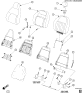 Diagram for 1994 Saturn SC2 Seat Cushion Pad - 21045647