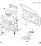 Diagram for Oldsmobile Alero Window Crank Handles - 22671402