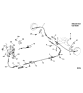 Diagram for 1990 Pontiac Bonneville Parking Brake Cable - 25530397