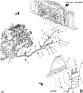 Diagram for 2009 GMC Sierra Transmission Oil Cooler Hose - 22802047