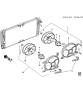 Diagram for 1996 Buick Riviera Radiator fan - 22137018