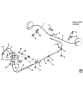 Diagram for 1990 Pontiac Bonneville Parking Brake Cable - 25530396