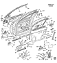 Diagram for Oldsmobile Achieva Window Channel - 22635564