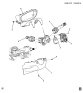 Diagram for 2022 Chevrolet Trax Steering Column Cover - 42500484