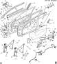 Diagram for Oldsmobile Alero Window Channel - 22623404