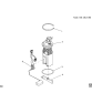 Diagram for 1996 GMC Jimmy Fuel Tank Lock Ring - 22552577