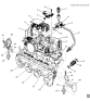 Diagram for 1991 GMC Safari Throttle Position Sensor - 17106681
