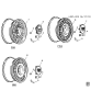 Diagram for 1994 Cadillac Seville Spare Wheel - 3636695