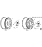 Diagram for 1994 Cadillac Seville Spare Wheel - 3636692