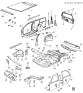 Diagram for 1989 Pontiac Sunbird Fuel Filler Housing - 20445359
