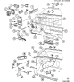 Diagram for Oldsmobile Delta 88 Window Crank Handles - 20482496