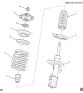 Diagram for 2011 Chevrolet HHR Coil Spring Insulator - 22716382
