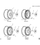 Diagram for 1997 Cadillac Seville Spare Wheel - 9593173