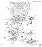 Diagram for Cadillac XT5 Balance Shaft Bearing Set - 55487304