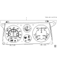 Diagram for Chevrolet G30 Speedometer - 16164045