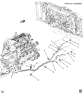 Diagram for 2009 GMC Sierra Transmission Oil Cooler Hose - 25999417