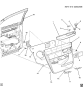 Diagram for 1993 GMC G2500 Instrument Panel Light Bulb - 25086809