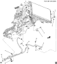 Diagram for 2009 GMC Sierra Transmission Oil Cooler Hose - 20835129
